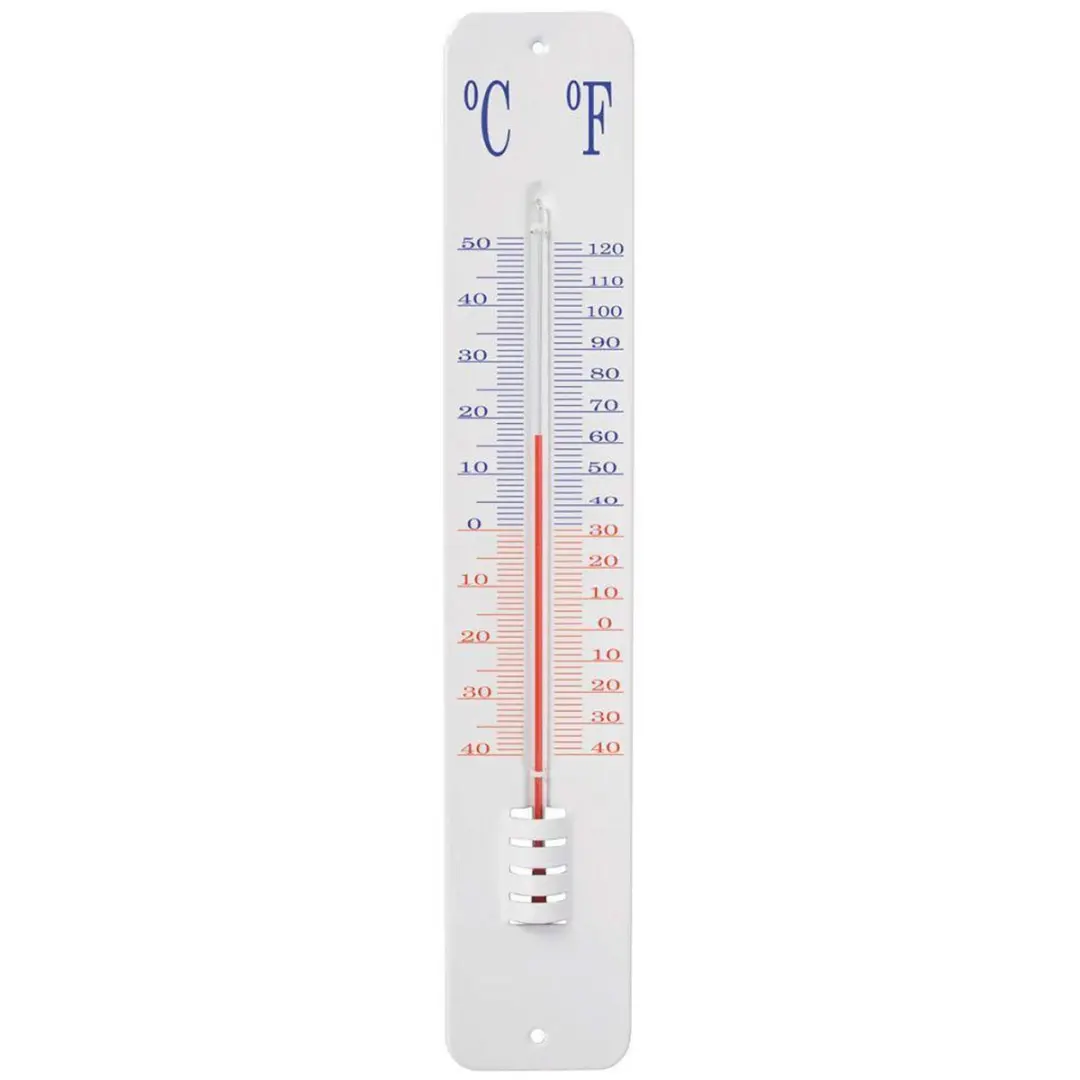 Esschert Design Thermometer Op Wandplaat