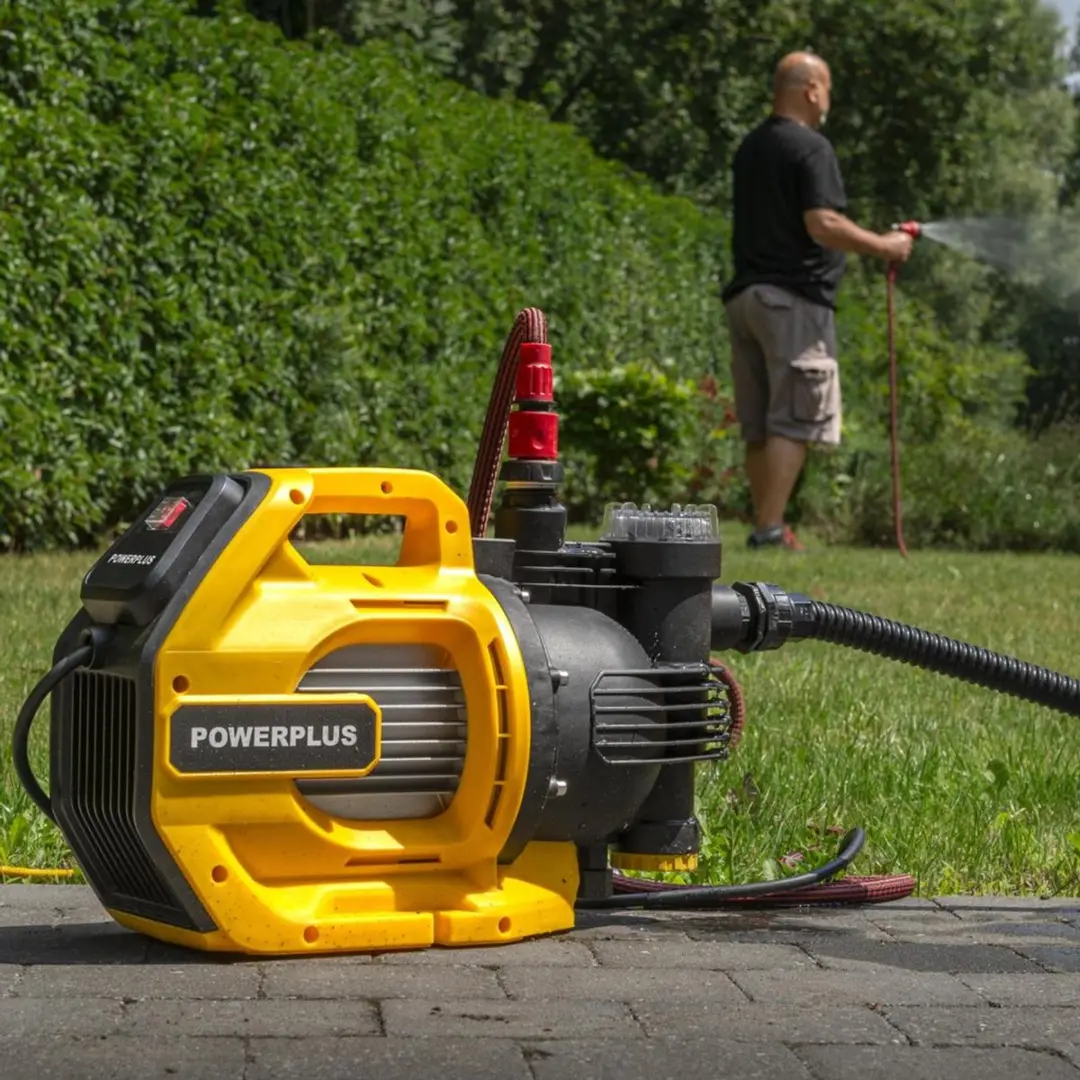 Powerplus POWXG9550 Tuinpomp 900W - Geel