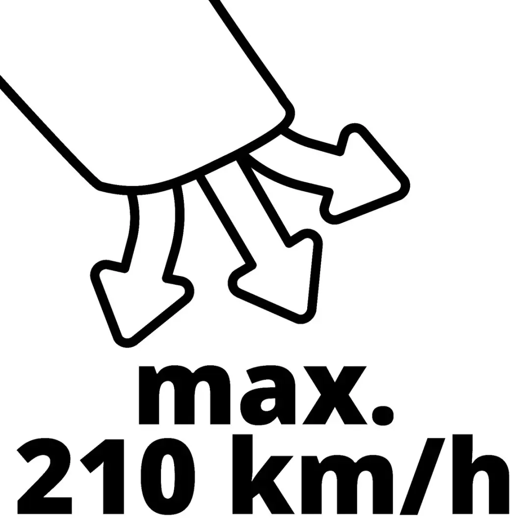 Einhell Accu Bladblazer GE-CL 18/1 Li E Solo - 210 km/u - afbeelding 6 van 6