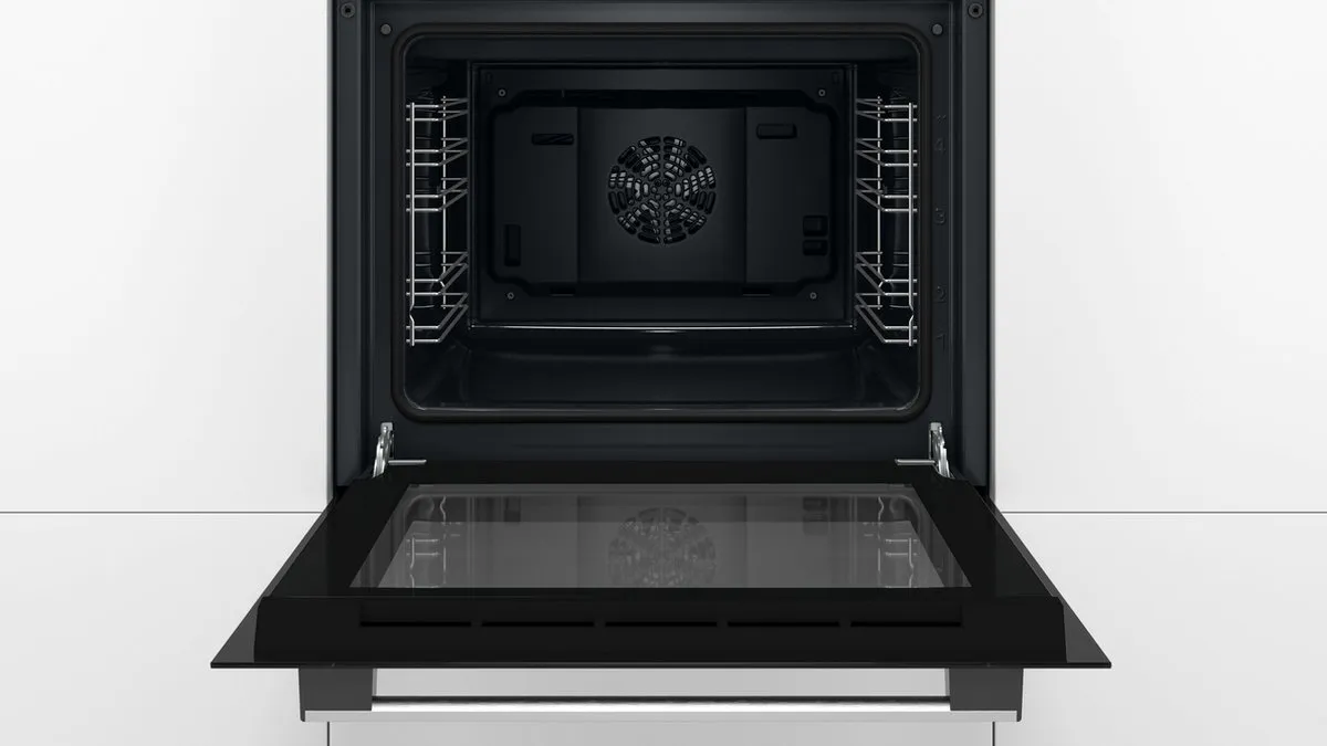 Bosch Serie 2 HBF011BR0 Inbouwoven 66L - Zwart/Roestvrijstaal