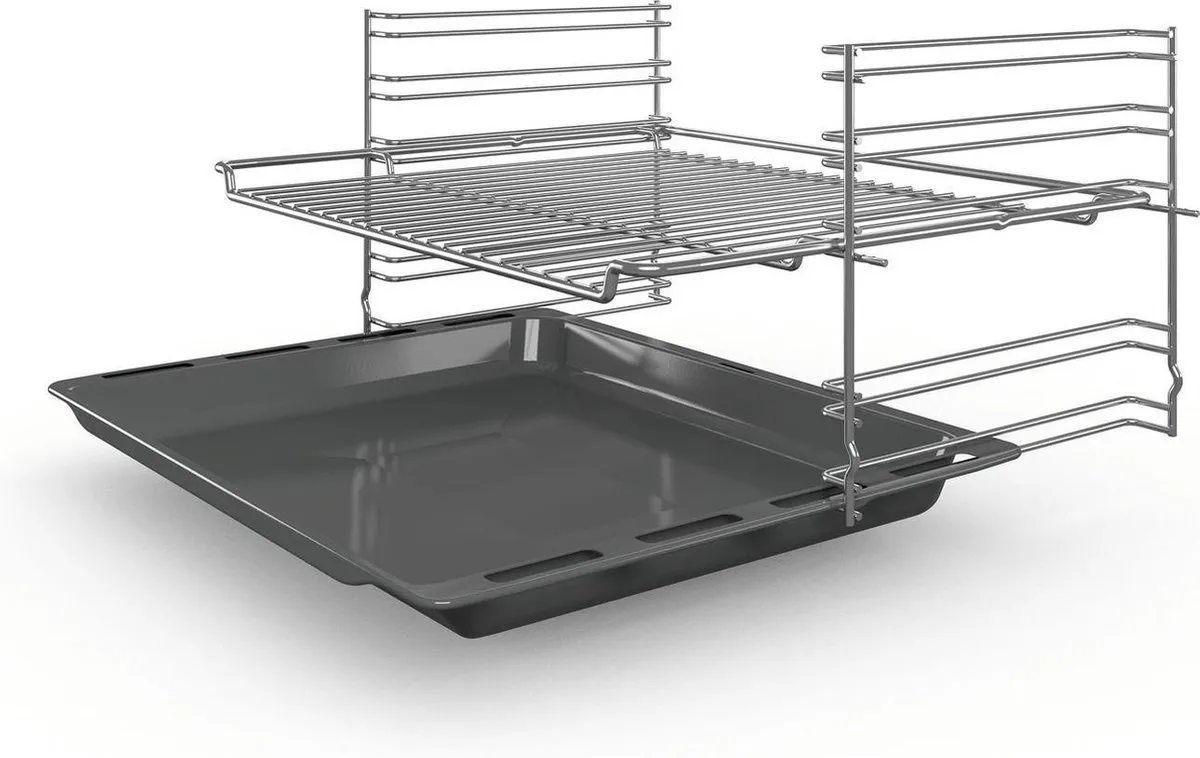 Bosch Serie 2 HBF011BR0 Inbouwoven 66L - Zwart/Roestvrijstaal - afbeelding 6 van 6