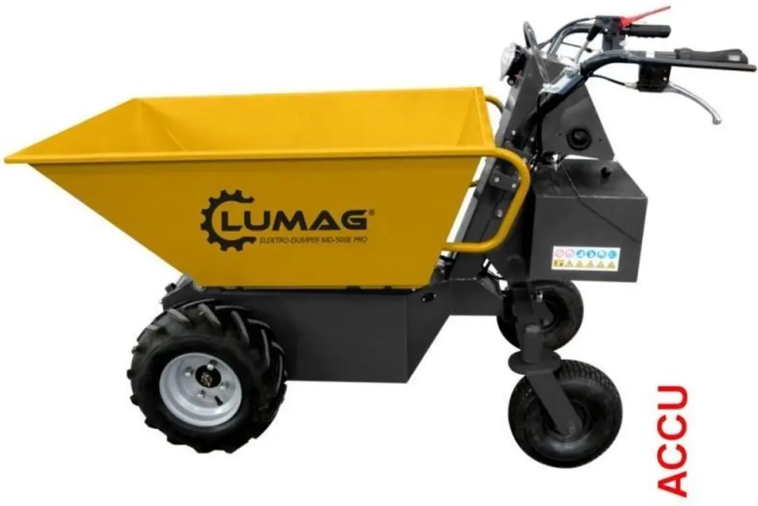 Lumag Dumper Accu MD500EPRO Elektrische Kruiwagen