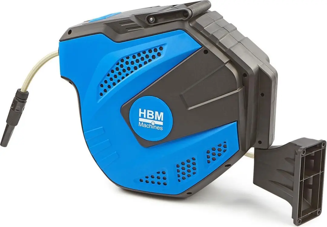 HBM Machines Wandslangenbox 15m - Blauw