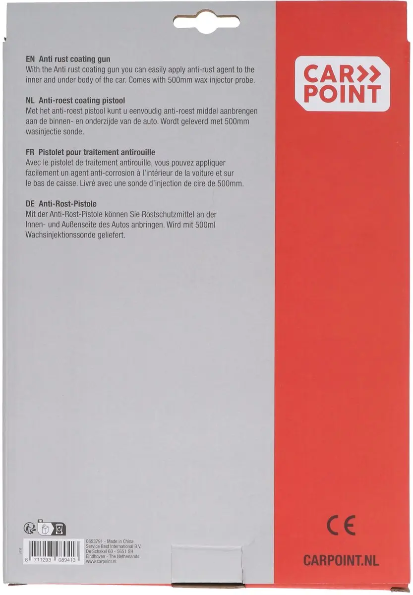 Carpoint Anti-Roest Pistool 10ml - 500mm Injectiesonde