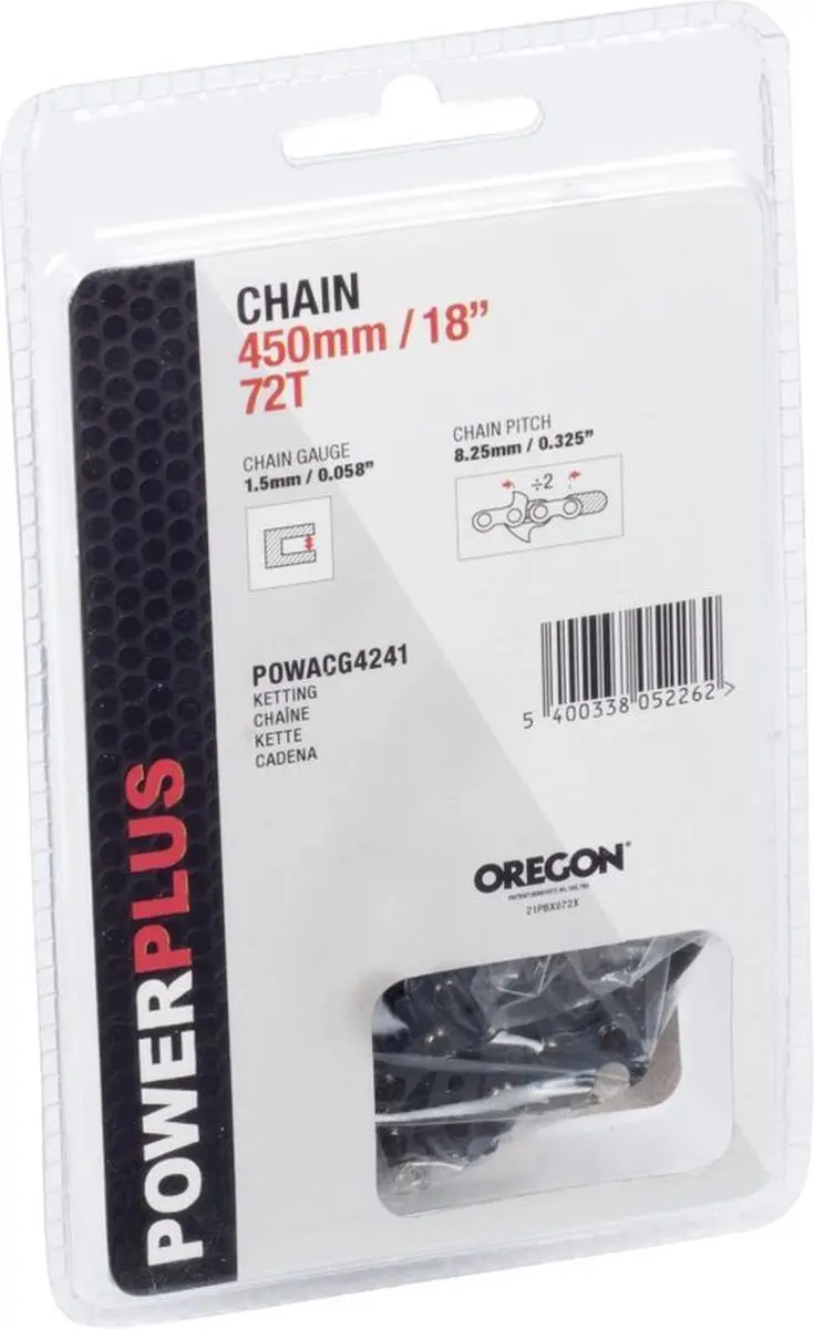 Powerplus POWACG4241 Zaagketting Oregon 18"