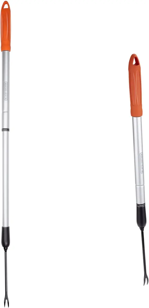 BLACK+DECKER Onkruidwieder Telescopisch 112cm - Aluminium/Koolstofstaal - afbeelding 5 van 6