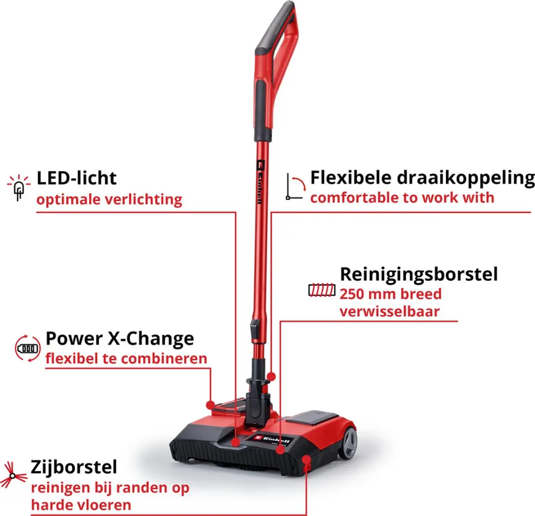 Einhell TE-FS 18 Li Solo Accu Veegmachine 25cm