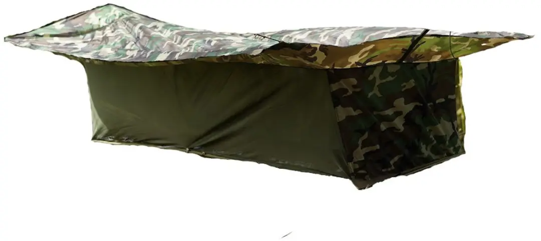 101 Inc Jungle Hangmat Frans Woodland - 1 Persoon - Groen