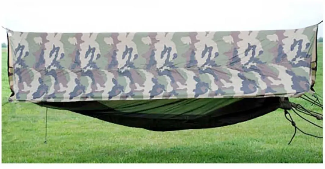 101 Inc Jungle Hangmat Frans Woodland - 1 Persoon - Groen