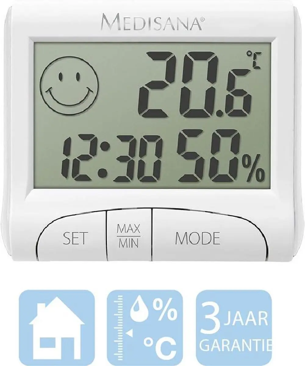 Medisana HG 100 Digitale Hygrometer - Wit
