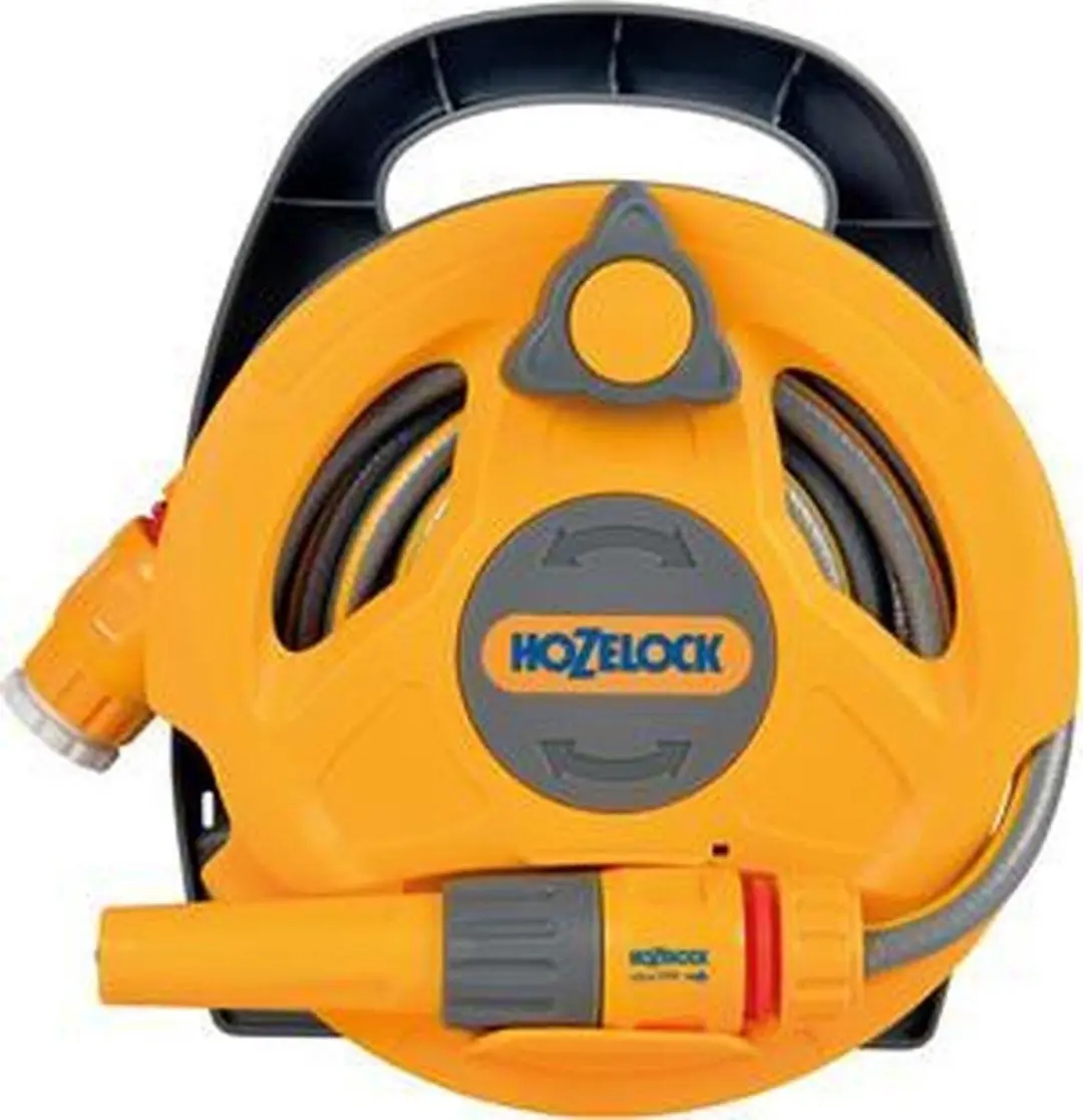 Hozelock Click & Go Slanghaspel 10m - Ø9mm - Geel/Grijs