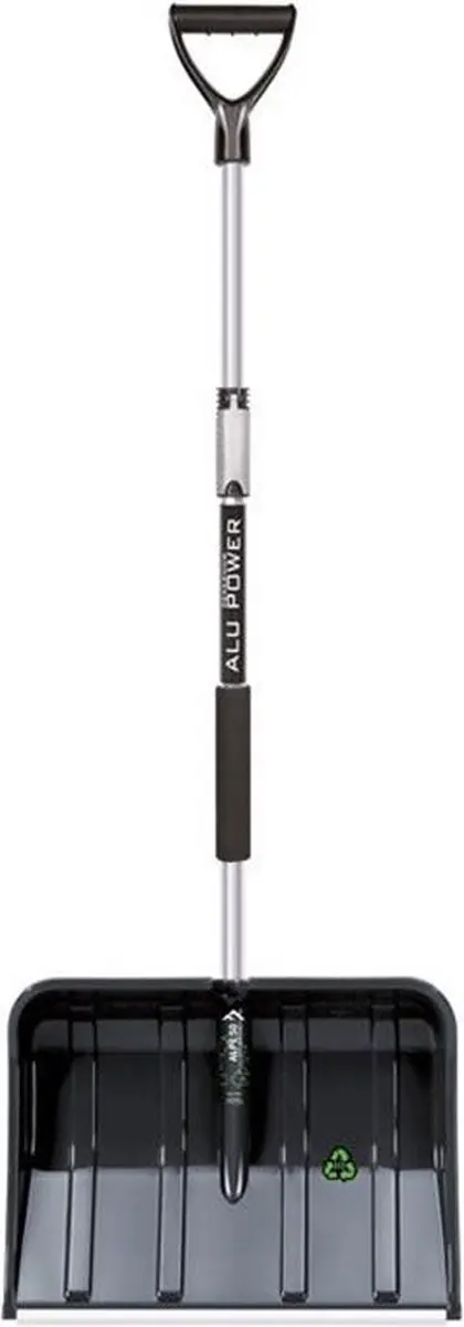 Prosperplast Sneeuwschep Uitschuifbaar 120-160cm - Zwart
