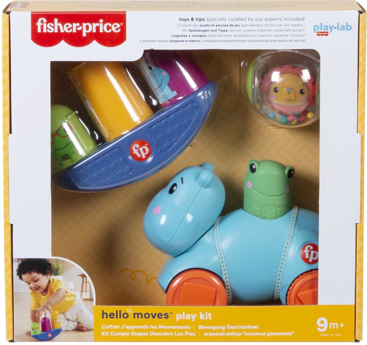 Fisher Price Hello Moves 3in1 Cadeauset