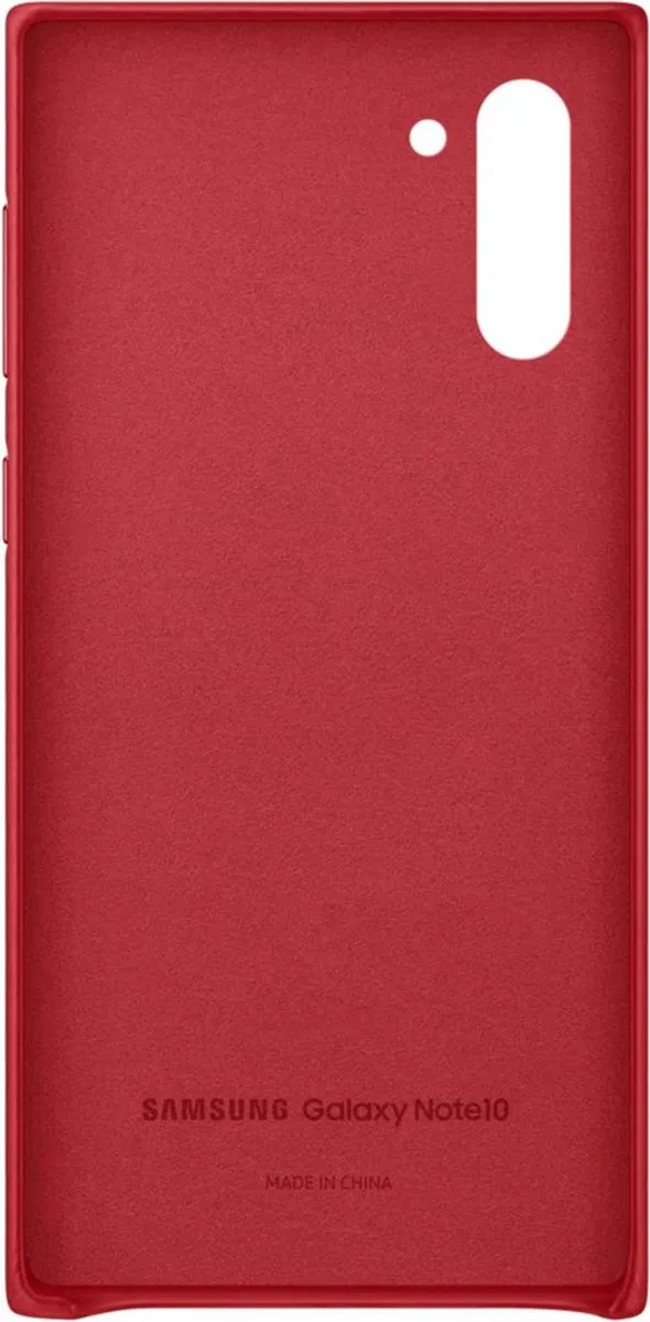 Samsung Leather Cover Galaxy Note 10 - Rood - MPN 8806090027697 - afbeelding 2 van 4