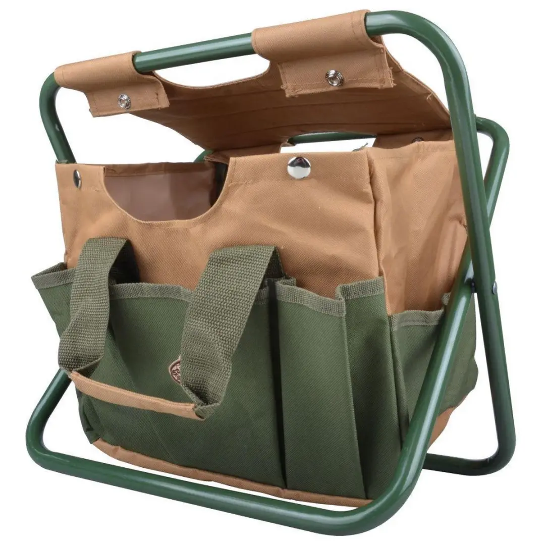 Esschert Design Tuingereedschapstoeltje 2-in-1 - Multikleur - afbeelding 6 van 6
