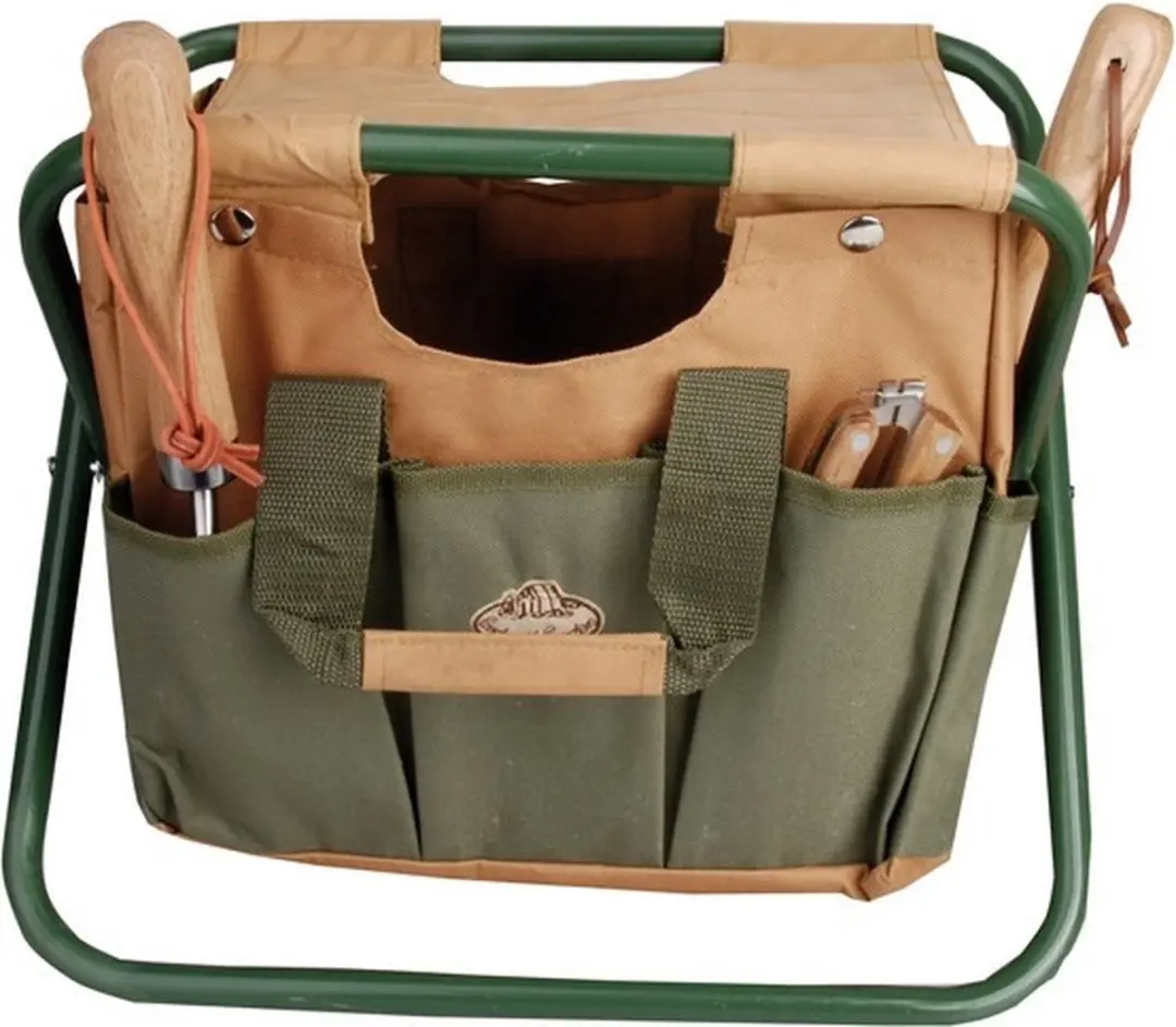 Esschert Design Tuingereedschapstoeltje 2-in-1 - Multikleur