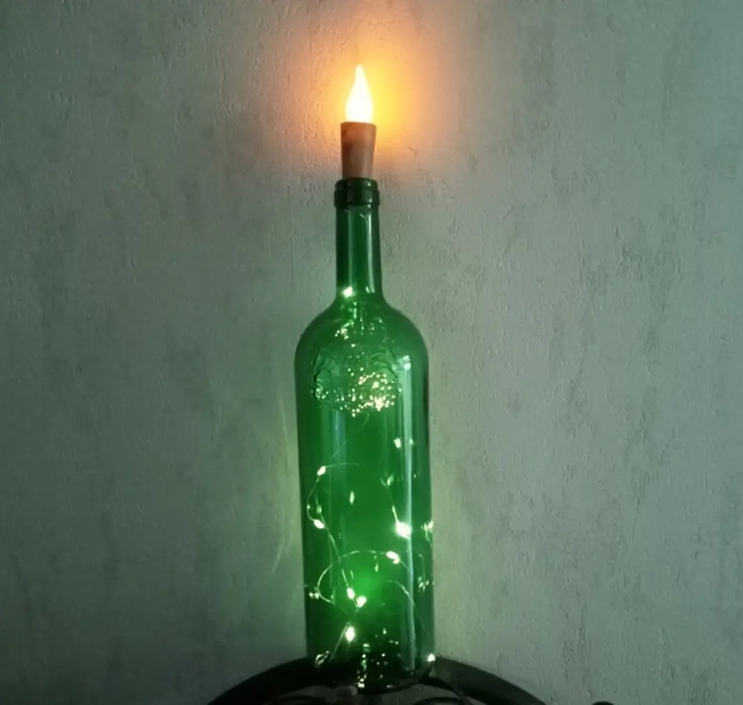 Anna's Collection Kaarsvlam LED 10x Warm Wit