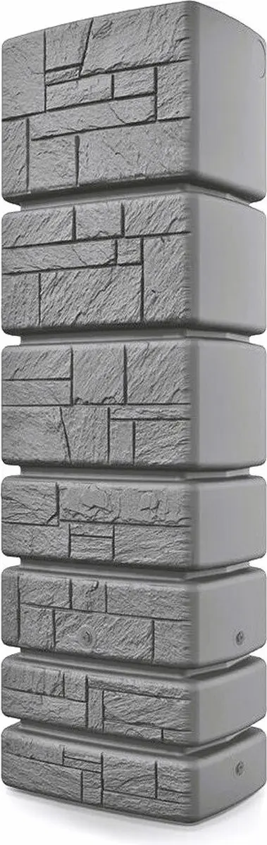Prosperplast Regentonnen Stone Tower 350L - Grijs