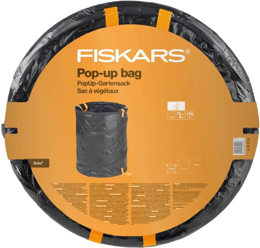 Fiskars Tuinafvalzak Solid 172L - Opvouwbaar Pop-up