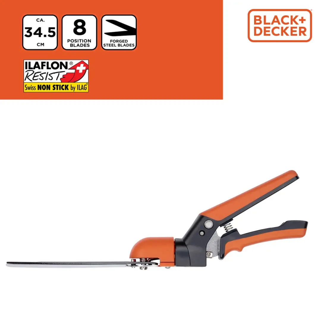 BLACK+DECKER Grasschaar 34,5cm - Zwart/Oranje