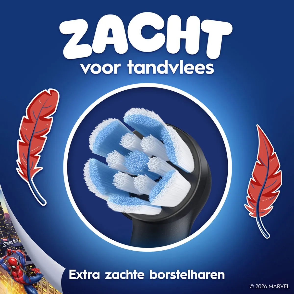 Oral-B iO Kids 6+ Marvel Spider-Man Opzetborstels - 8 Stuks
