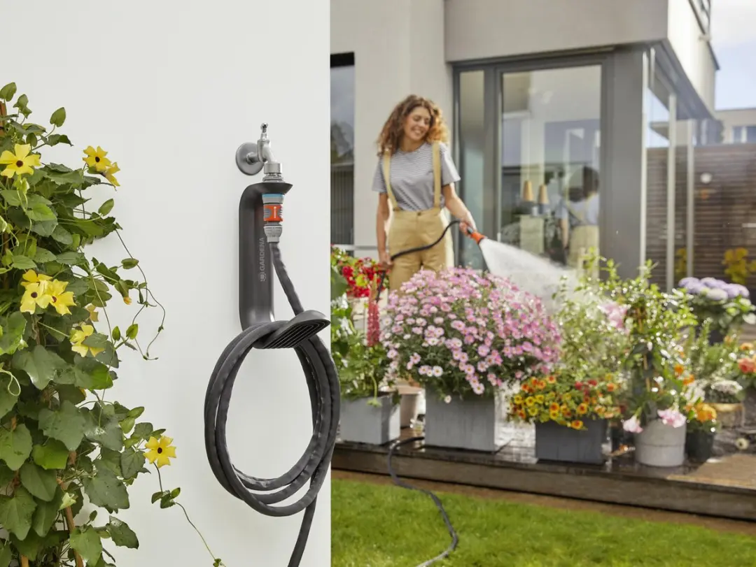 Gardena Liano TapFix Slanghouder 18590-20 - 2 Stuks - Zwart