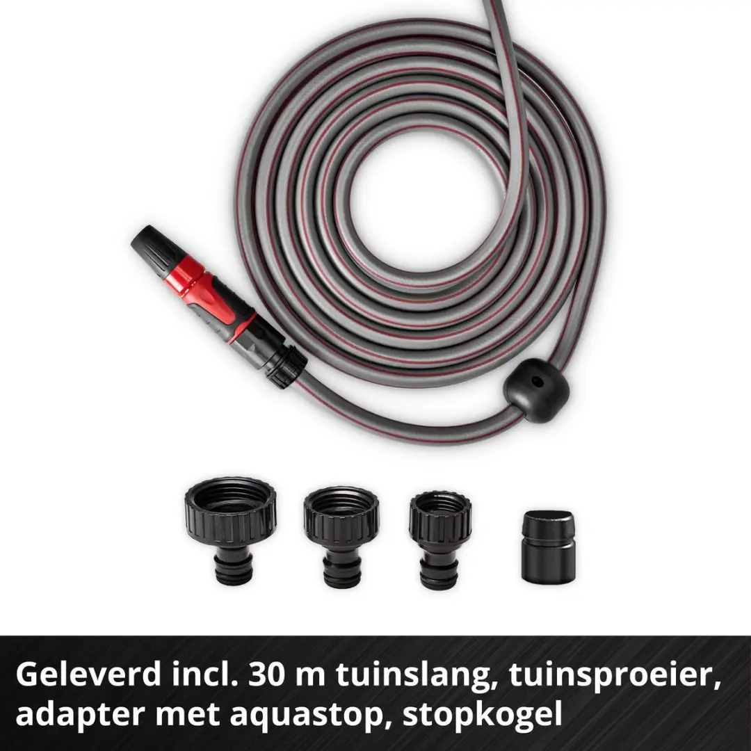 Einhell Accu Slanghaspel GE-HR 18/30-1 Li Solo - 18V - 30m + 1,5m