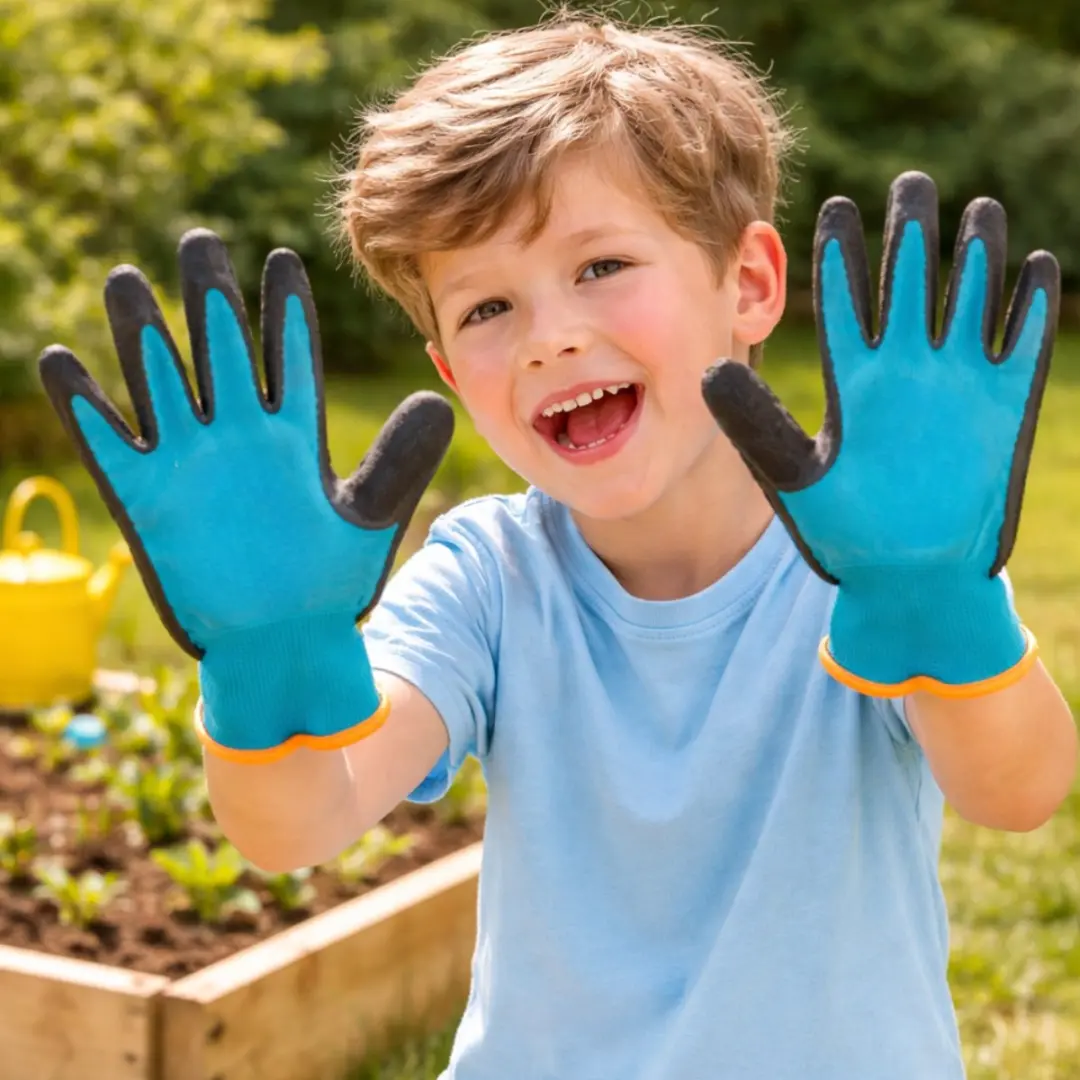 Gardena Tuinhandschoenen Junior - Turquoise/Zwart