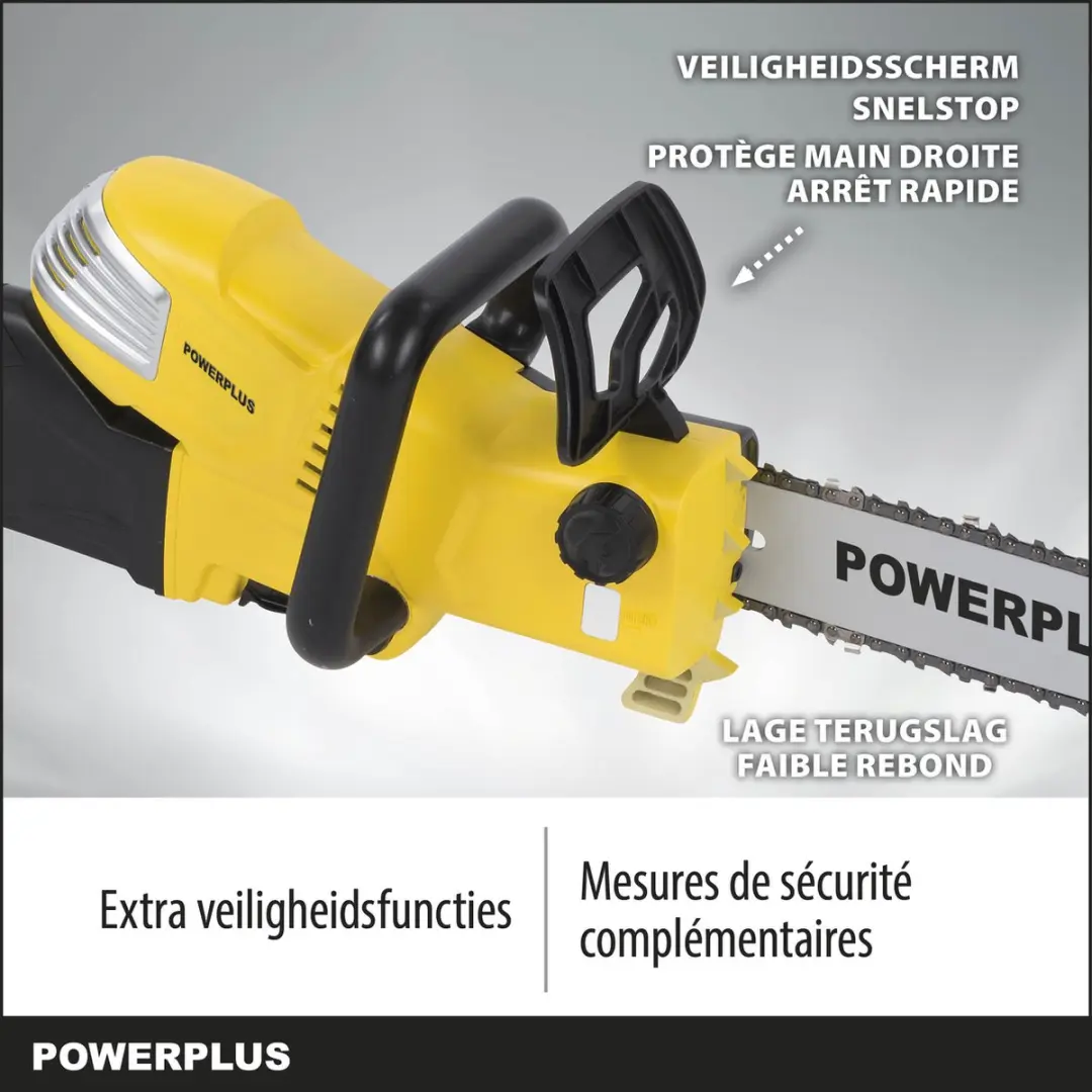 Powerplus POWXG1032 Telescopische Elektrische Kettingzaag 900W - 30cm Zaagblad