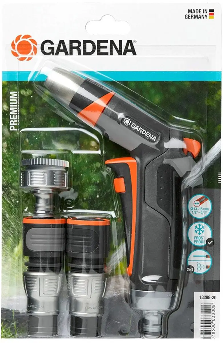 Gardena Premium Basis Set Spuitpistool - 2 Sproeistanden