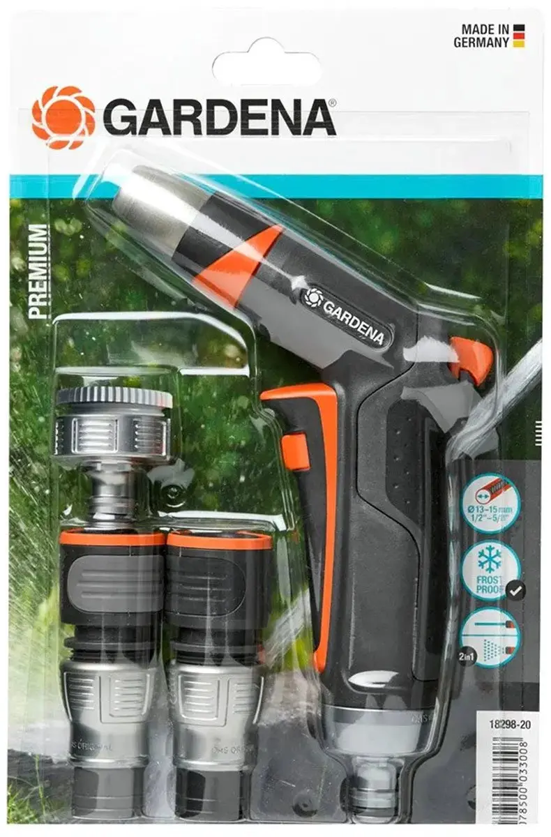 Gardena Premium Basis Set Spuitpistool - 2 Sproeistanden