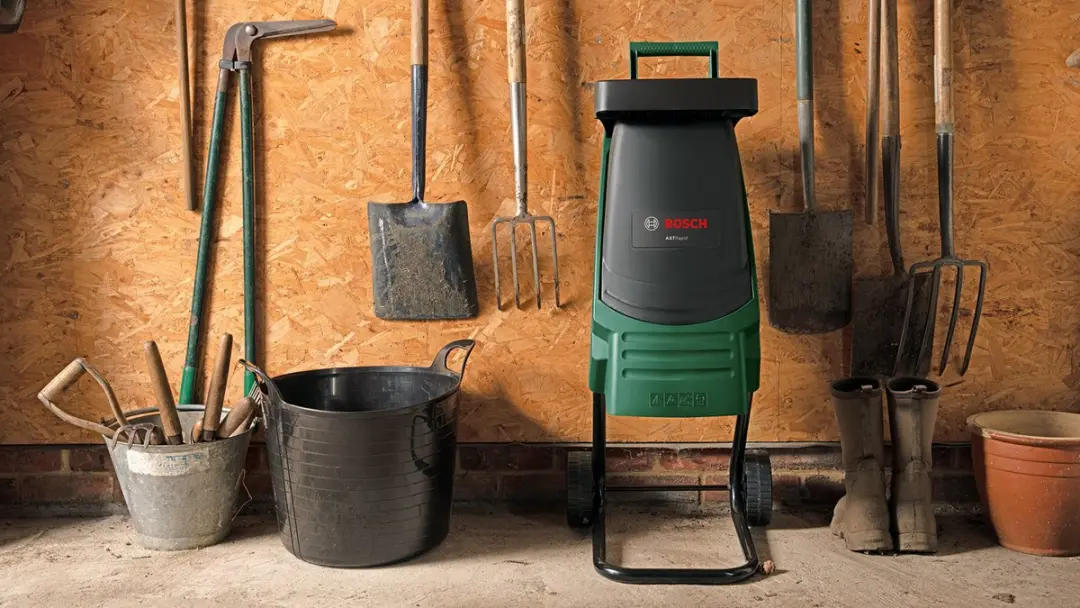 Bosch AXT Rapid 2200 Hakselaar - 40mm takdiameter - met Aanduwstok