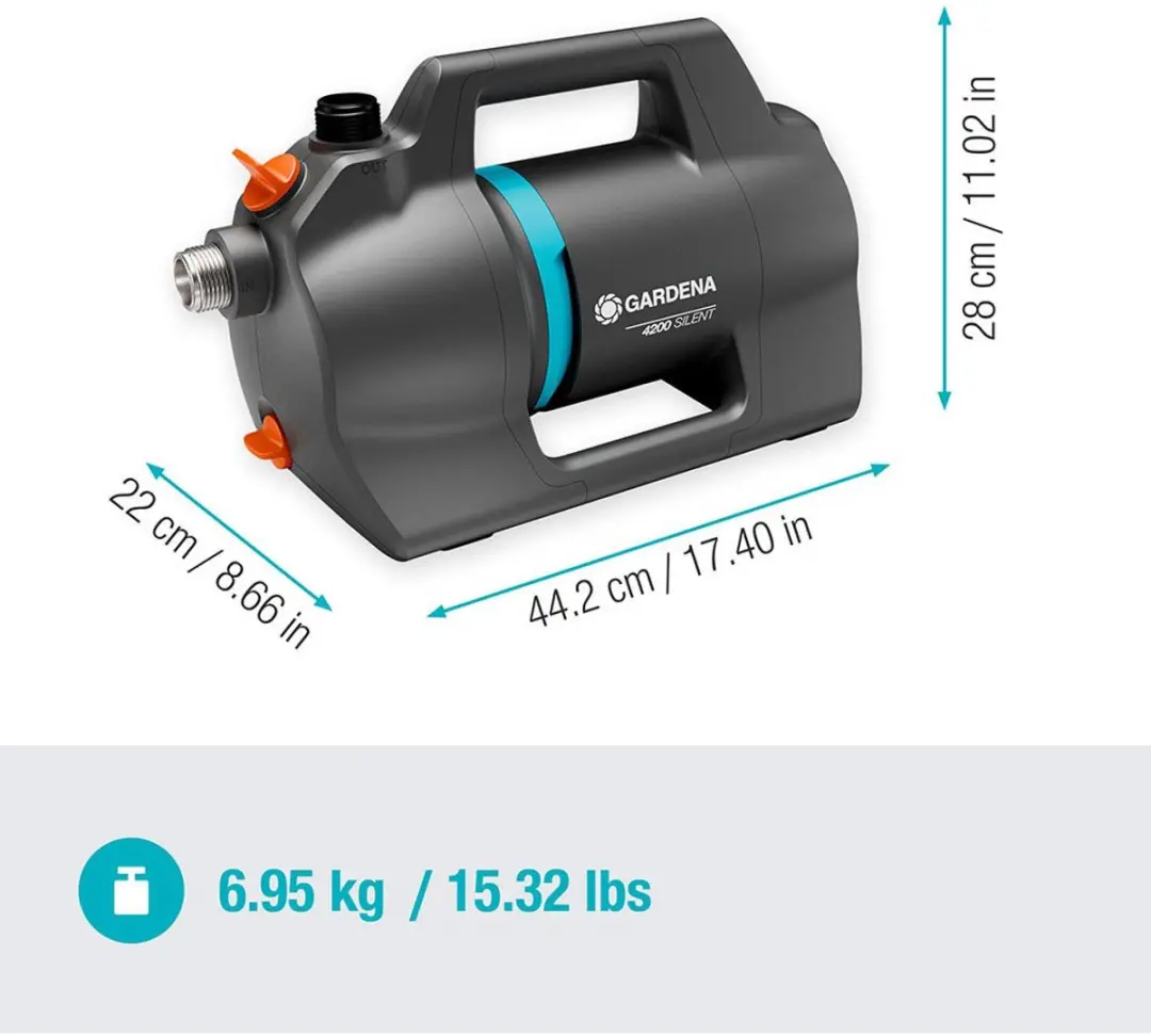 Gardena Besproeiingspomp 4200 Silent Set - 4200 l/h