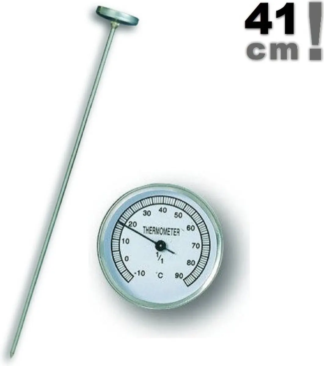 TFA Dostmann Compostthermometer - Zilver