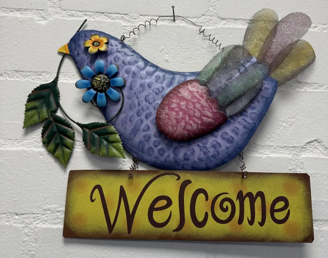 Impuls Welcome Paarse Vogel Hanger