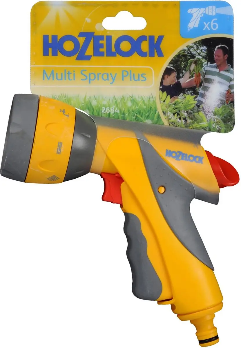 Hozelock Multi-Spray PLUS Broespistool - 6 Sproeistanden