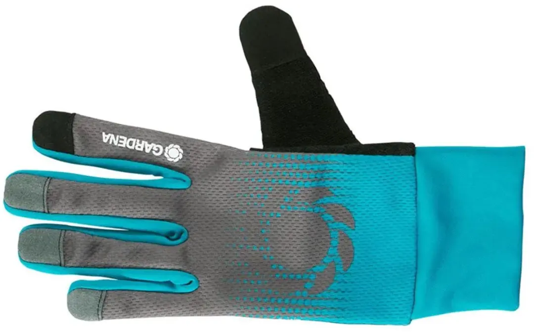 Gardena Tuinhandschoen M - Turquoise/Zwart/Grijs