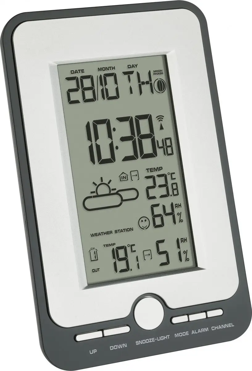 TFA Dostmann MULTY 35.1134.10 Draadloos Weerstation