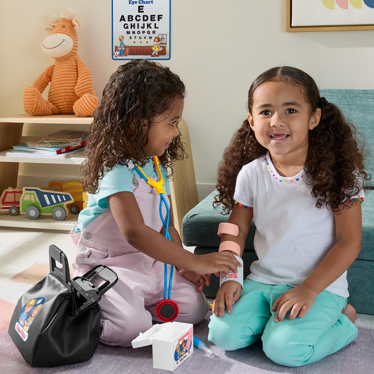 Fisher-Price Doktersset 1988 - 11-delige set voor fantasiespel - Mattel 80ste Terug in de Tijd