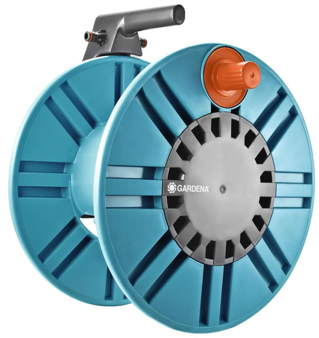 Gardena Wandslangenhouder 60 met Slanggeleider - 60m Turquoise