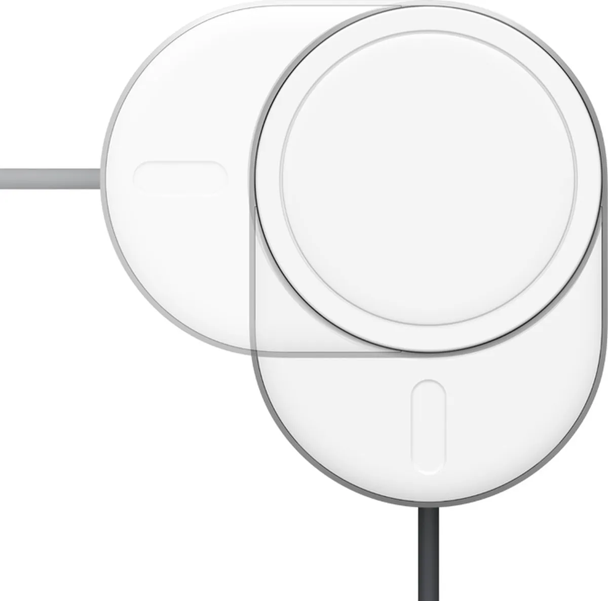 Belkin BoostCharge Pro WIC008BTGR-V2 Draadloos Opladen - 15W - Zilver/Wit