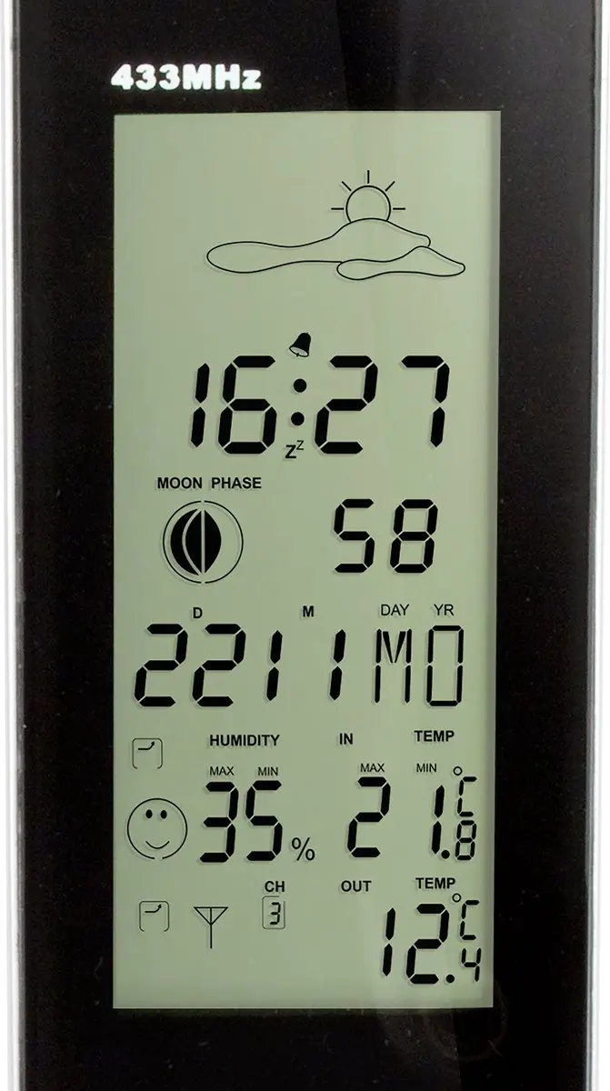 Alecto WS-1150 Professioneel Weerstation - Zwart