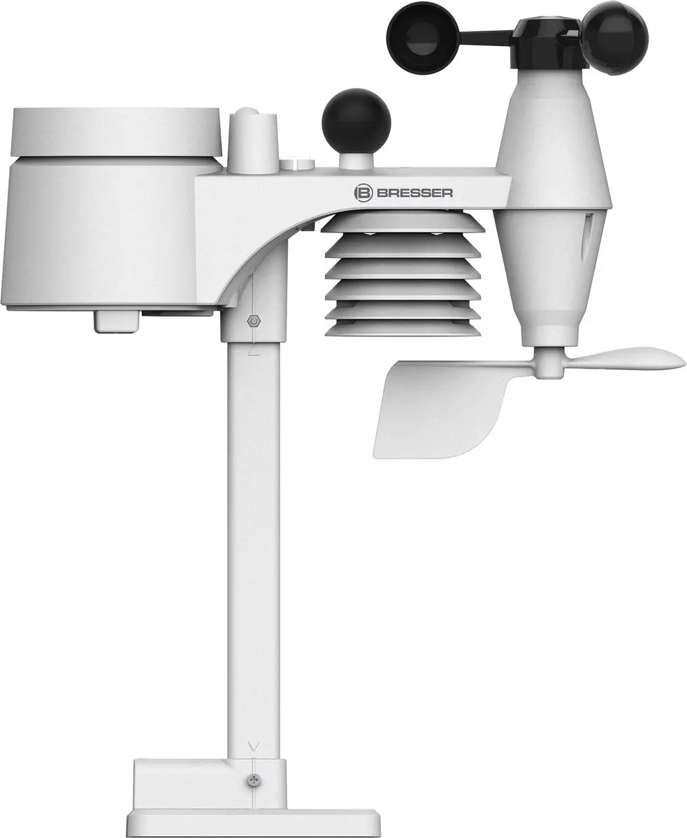 Bresser ClearView TB Weerstation 8-in-1 Buitensensor - Wit/Zwart