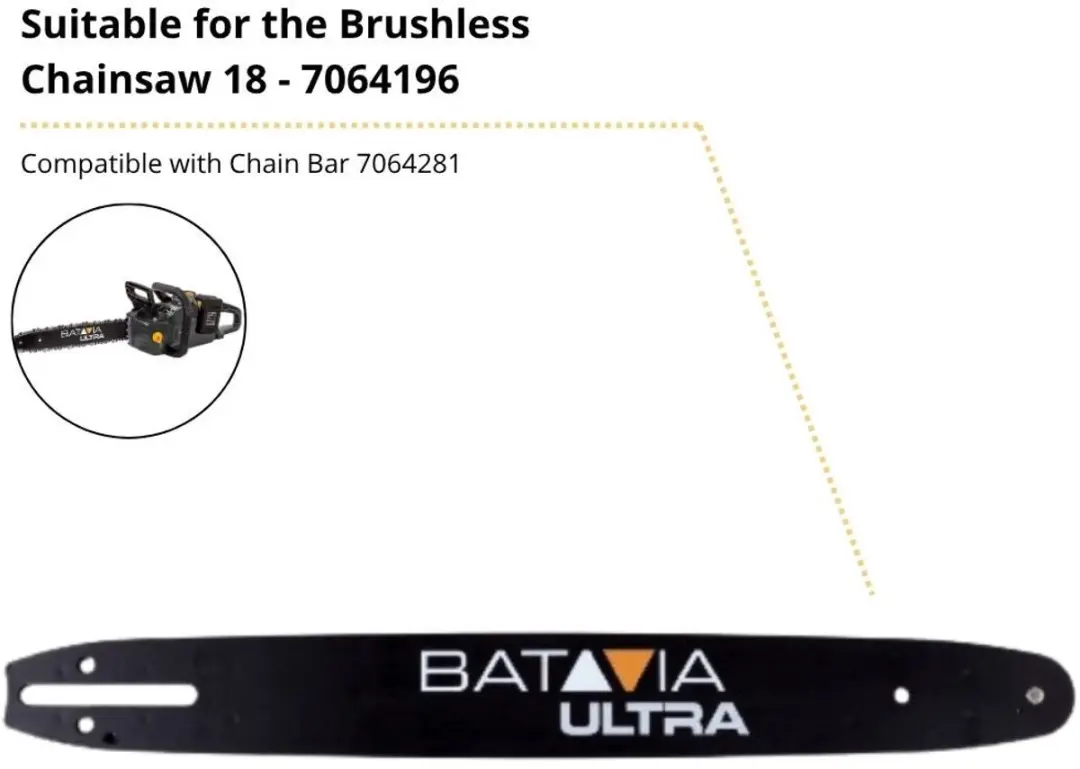 Batavia Kettingzaagblad 36V 7064281 - 18''