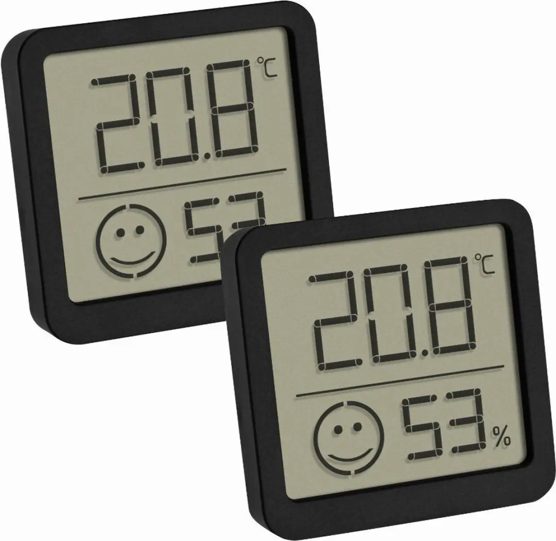 TFA Dostmann 2x Thermo-Hygrometer - Zwart - afbeelding 6 van 6