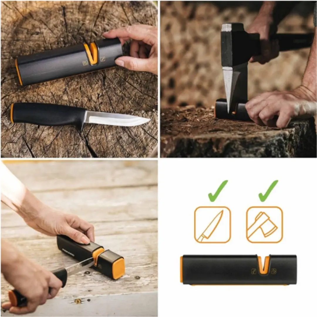 Fiskars X7-XS Universele Bijlset - 35,5cm - 640g - Keramische Slijper