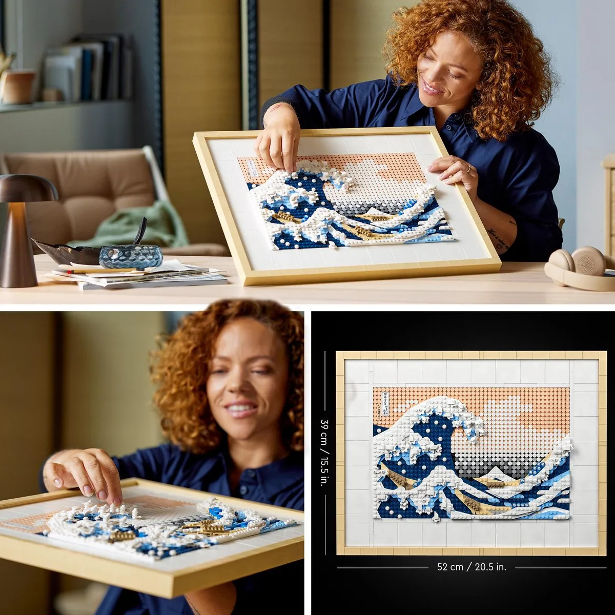 LEGO Art Hokusai 3D Wanddecoratie 31208 - 1810 Stukken
