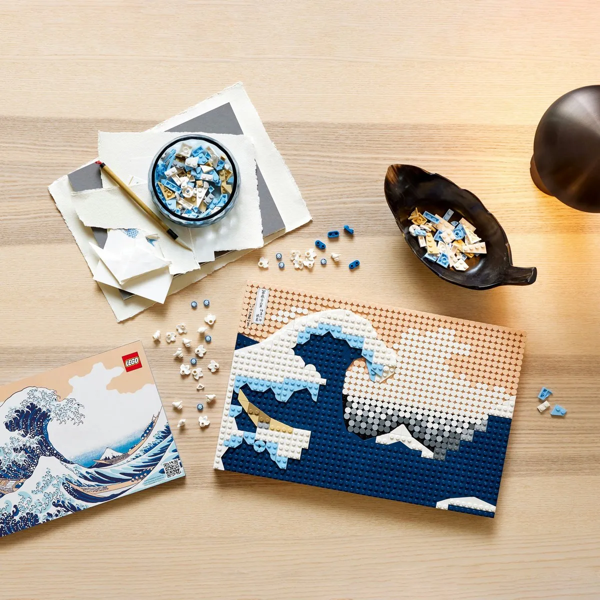 LEGO Art Hokusai 3D Wanddecoratie 31208 - 1810 Stukken