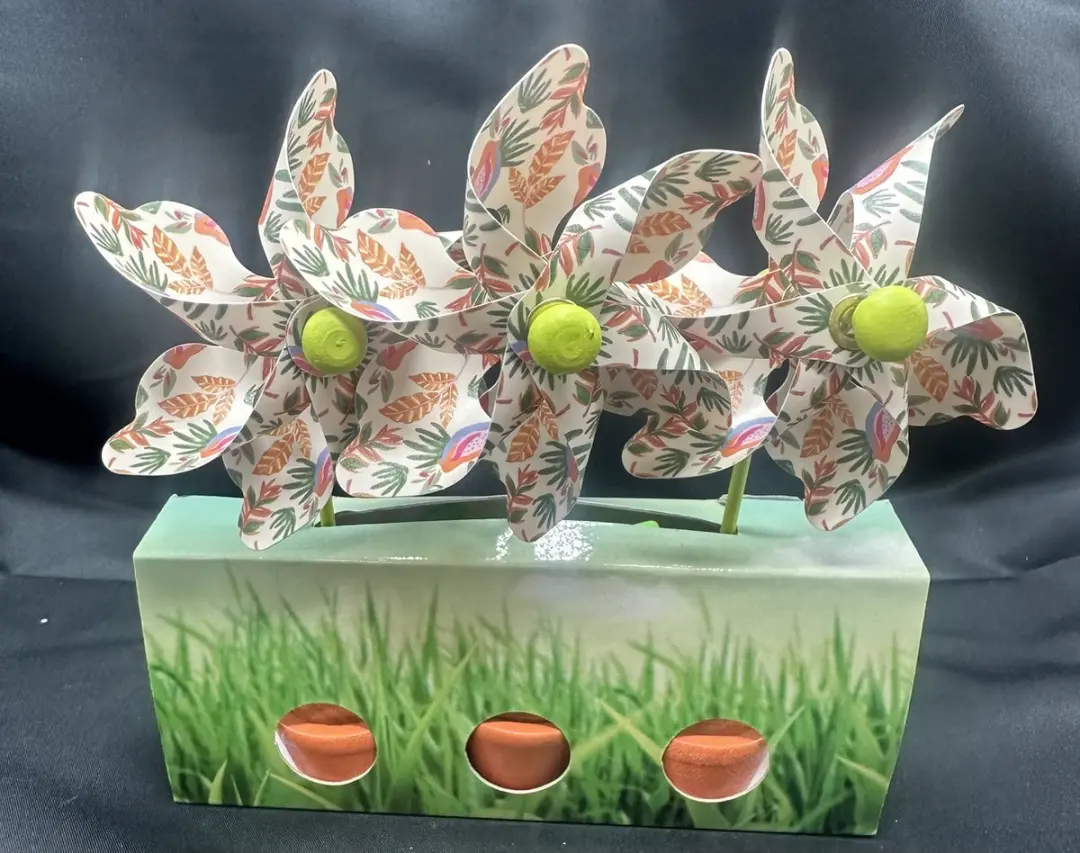 Impuls Set van 3 Windmolentjes in Pot