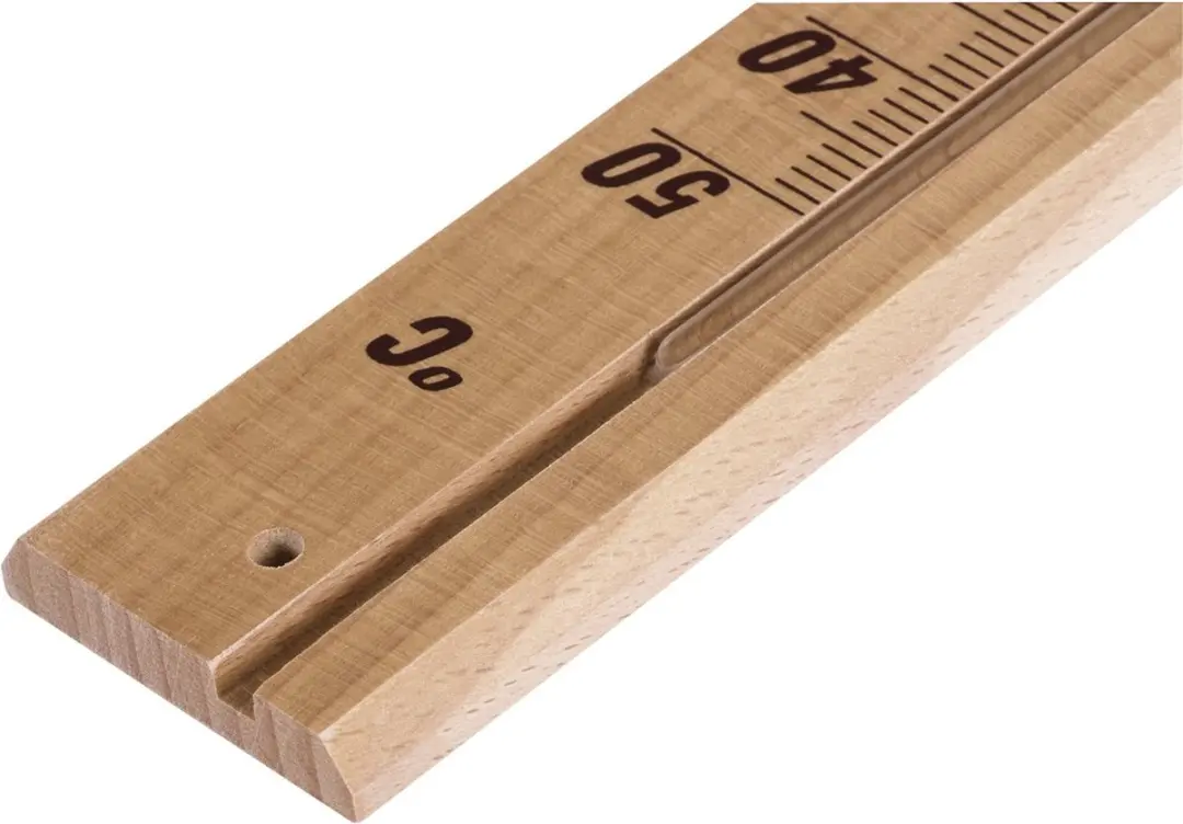 Hama Houten Thermometer 20cm - Bruin
